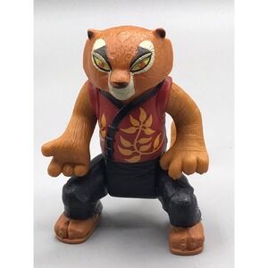 McDonalds Happy Meal Kung Fu Panda MASTER TIGRES 4" Tall Toy Figure 2008 - T21-3